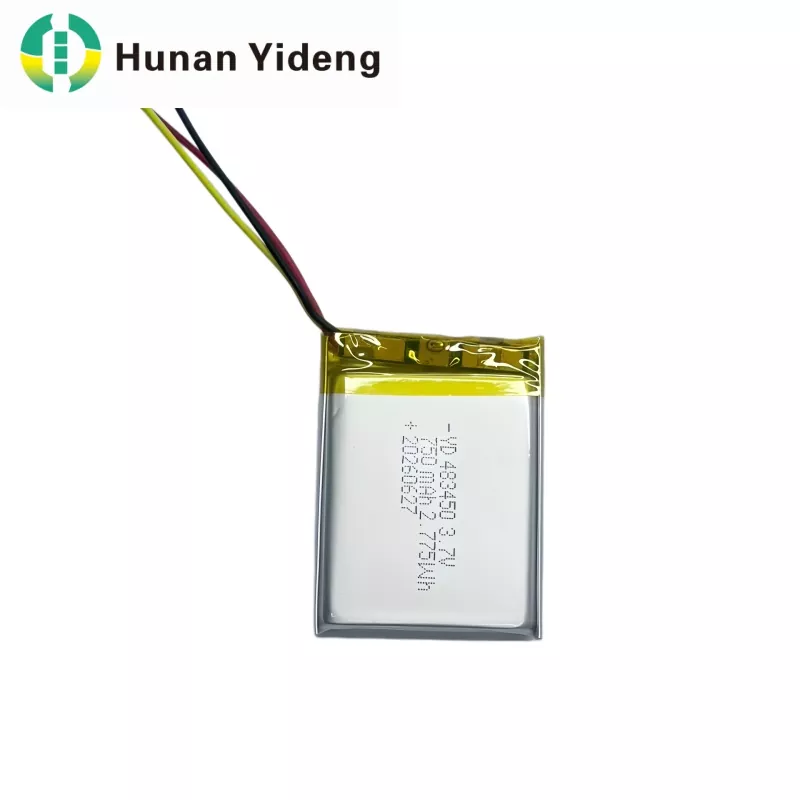 3.7V 750mAh 483447 بطارية ليبو ليثيوم بوليمر قابلة للشحن ذات سعة عالية